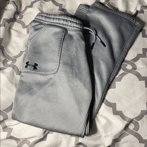 Grey Under Armour sweatpants